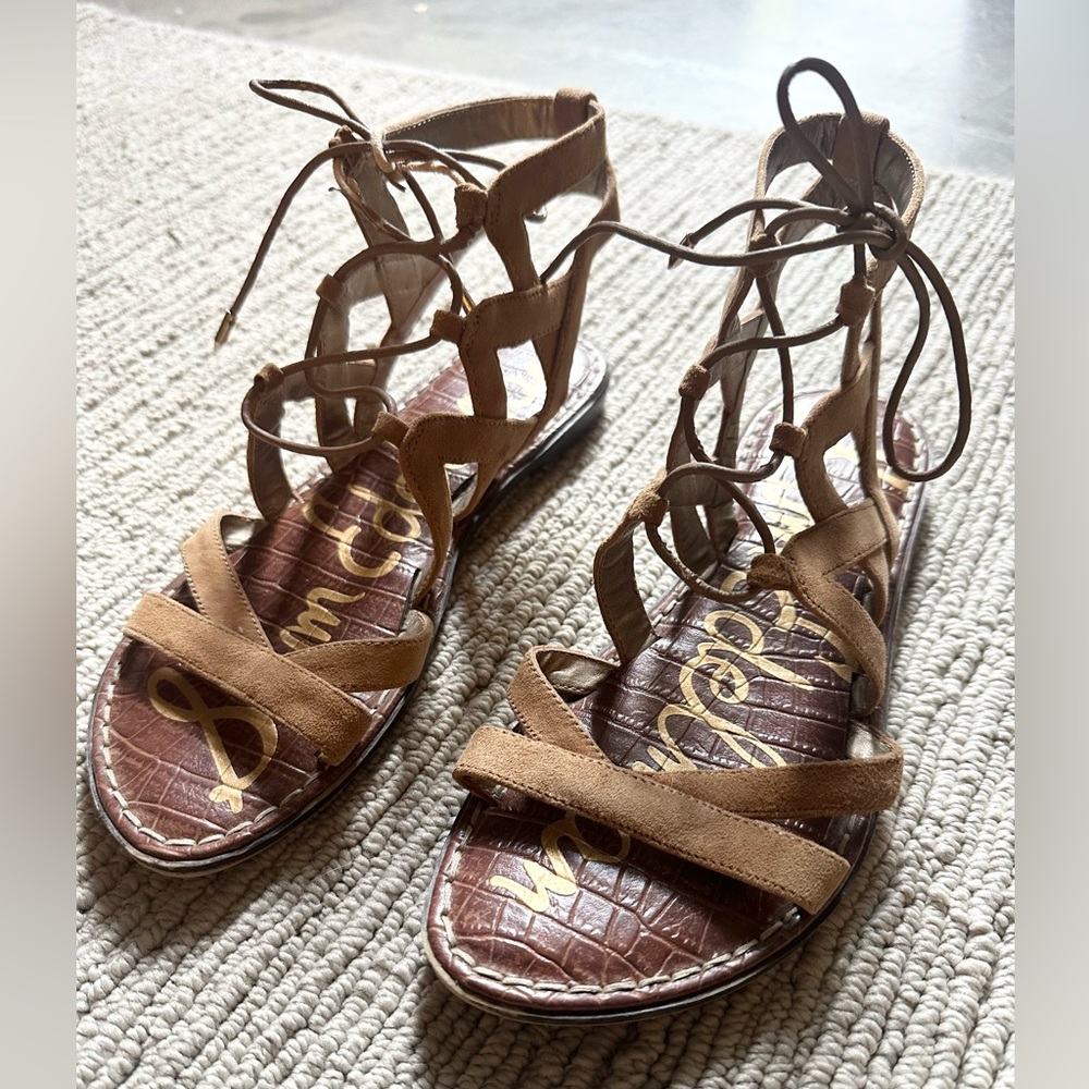 Sam Edelman Brown Gladiator Sandals